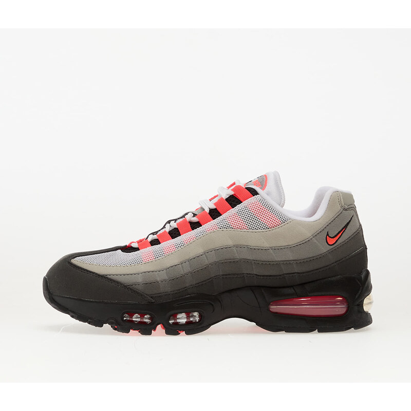 Nike Air Max 95 Big Bubble Black/ Solar Red-Medium Ash-Dk Pewter