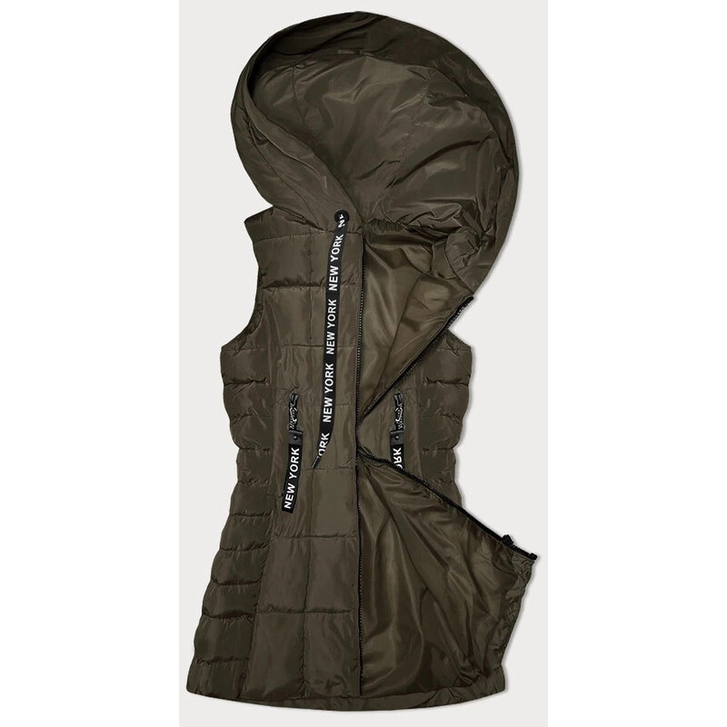 Dámská khaki mikina bez kapuce SWest (B8226-11) 108786007