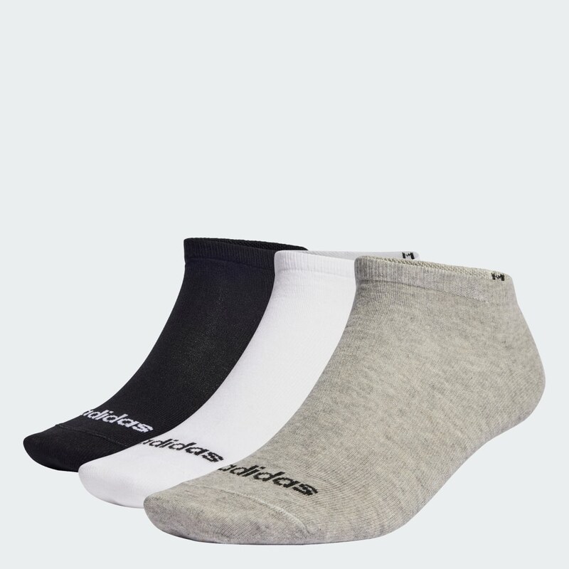 Adidas Ponožky Thin Linear Low-Cut – 3 páry