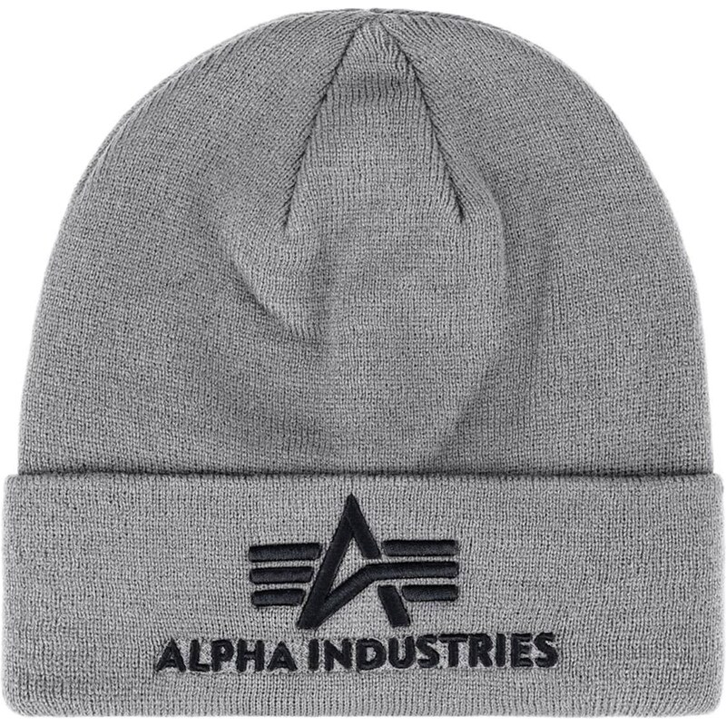 ALPHA INDUSTRIES Čepice 3D šedá 108793630