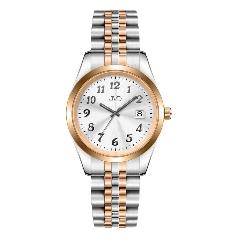 JVD Dámské rose gold módní designové hodinky JVD JZ216.4