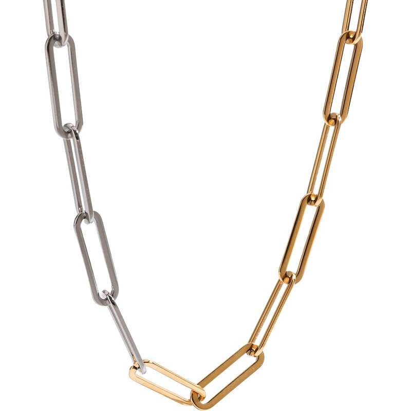 ELENYS Duo Chain – pozlacený náhrdelník 18K žluté zlato 115116117