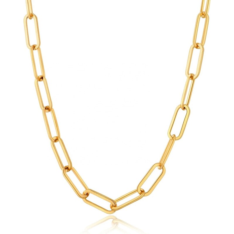 ELENYS Grande Chain – pozlacený náhrdelník 18K žluté zlato 108795297