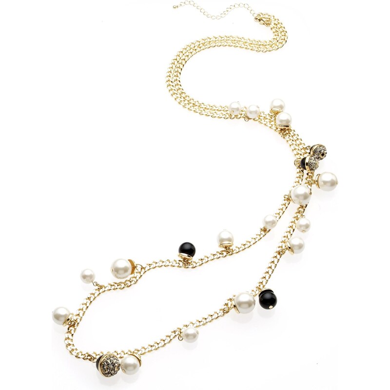 Marks and Spencer M&S Collection Faux Pearl & Bead Rope Necklace