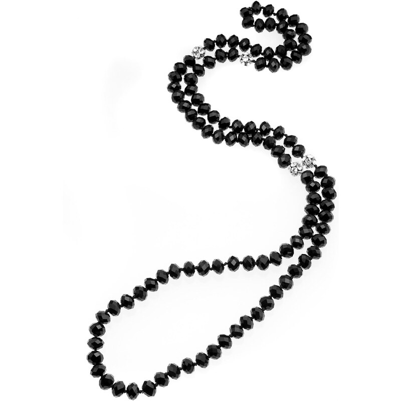 Marks and Spencer M&S Collection Sparkle Glass Bead & Diamanté Long Necklace