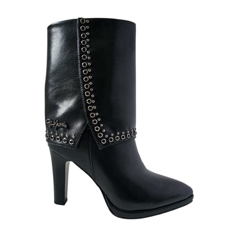 Kotníkové slouchy kozačky Gai Mattiolo Black 108800799