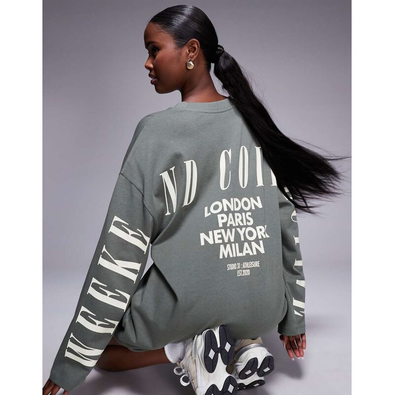 ASOS Weekend Collective Weekend Collective oversized long sleeve t 108801344