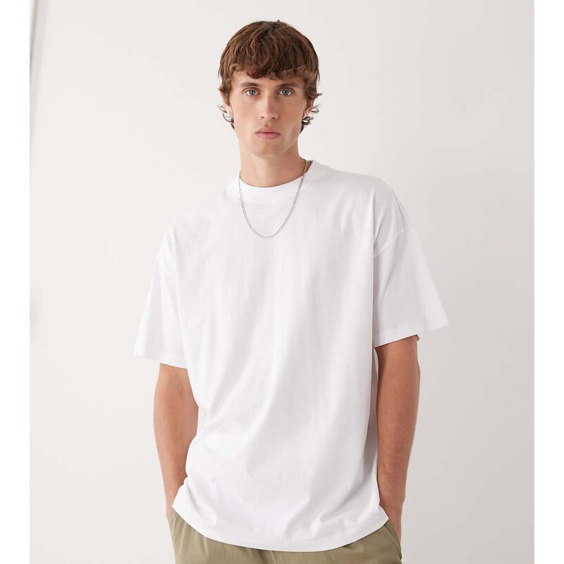 COLLUSION T-shirt in white