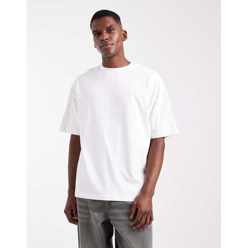 ASOS DESIGN heavyweight oversized t-shirt in white