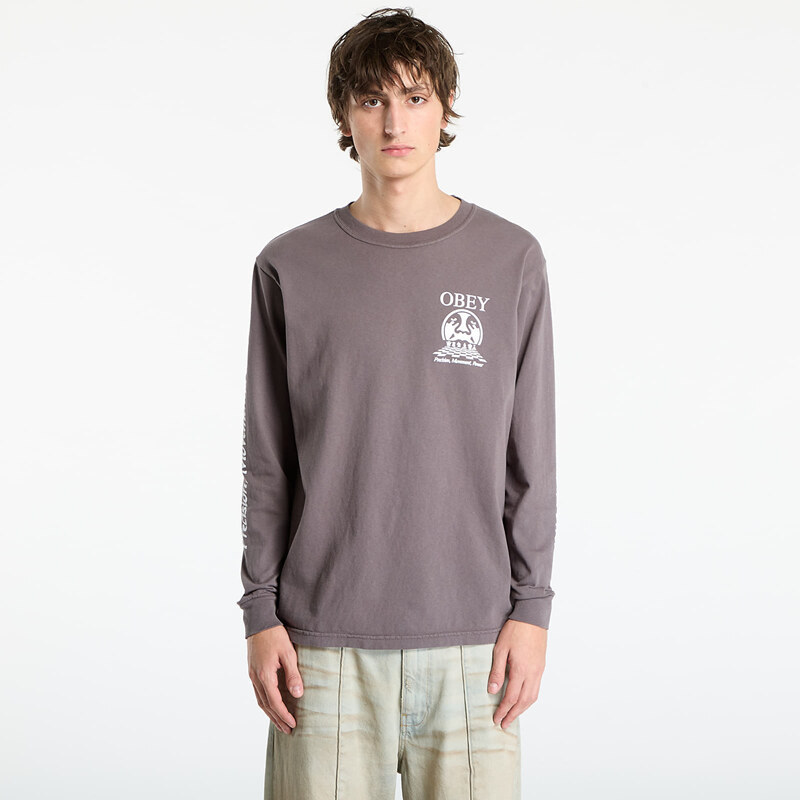 OBEY Clothing Tričko OBEY Precision Pigment Dusty Black L