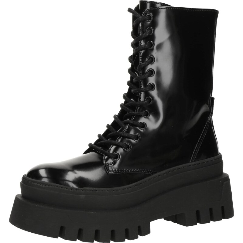 STEVE MADDEN Šněrovací kozačky COAST černá