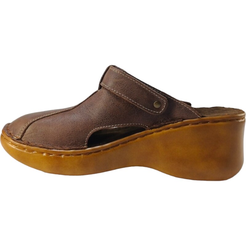 Orto plus dámský pantofel 3060-40V hnědá 108803417