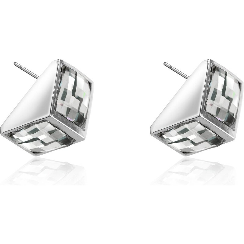 Marks and Spencer Autograph Multi-Faceted Princess Cut Stud Earrings MADE WITH SWAROVSKI® ELEMENTS