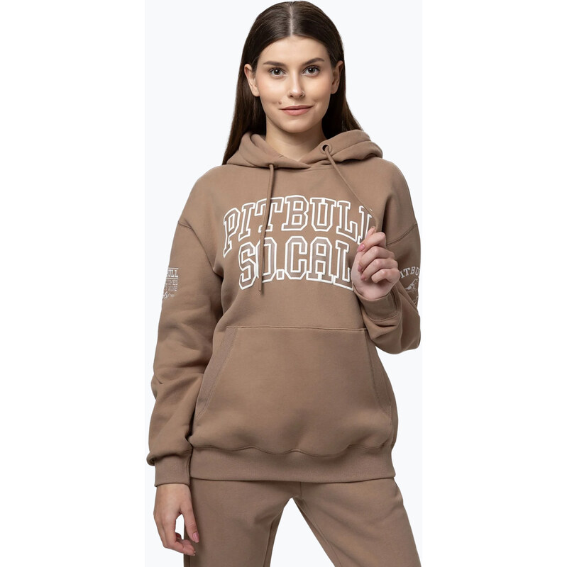 Dámská mikina Pitbull Fiora Hooded chocolate mousse