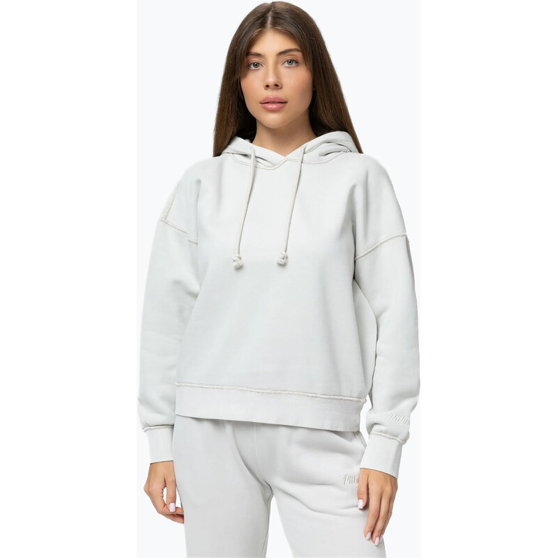 Dámská mikina Pitbull Lovia Hooded white stone
