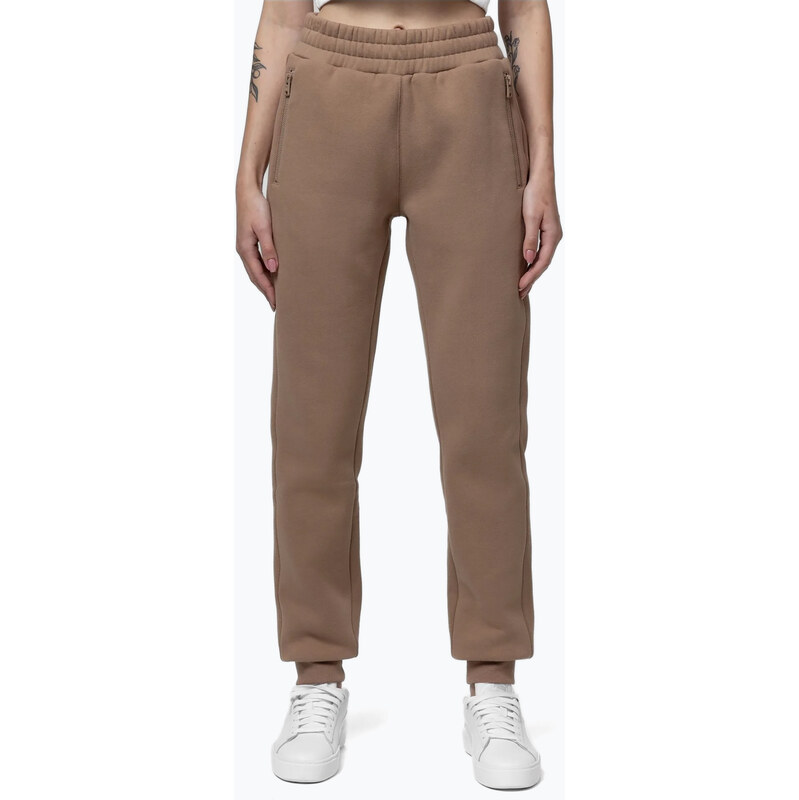 Dámské kalhoty Pitbull Fiora Slim chocolate mousse
