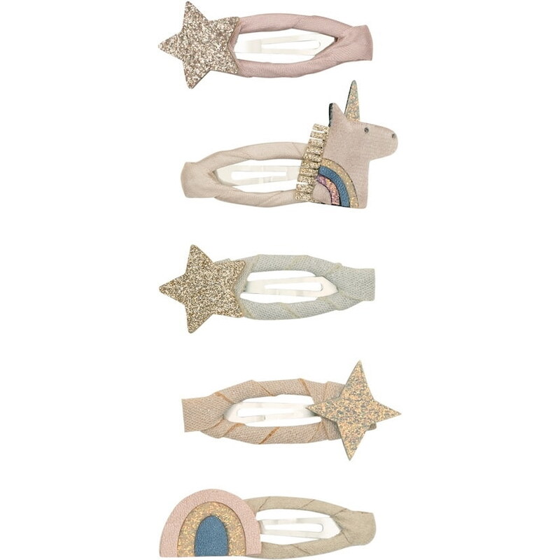 MIMI & LULA Sponky do vlasů Unicorn Mini – set 5 ks