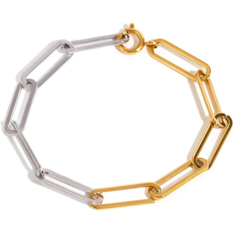 ELENYS Duo Chain – pozlacený náramek 18K žluté zlato 108807007