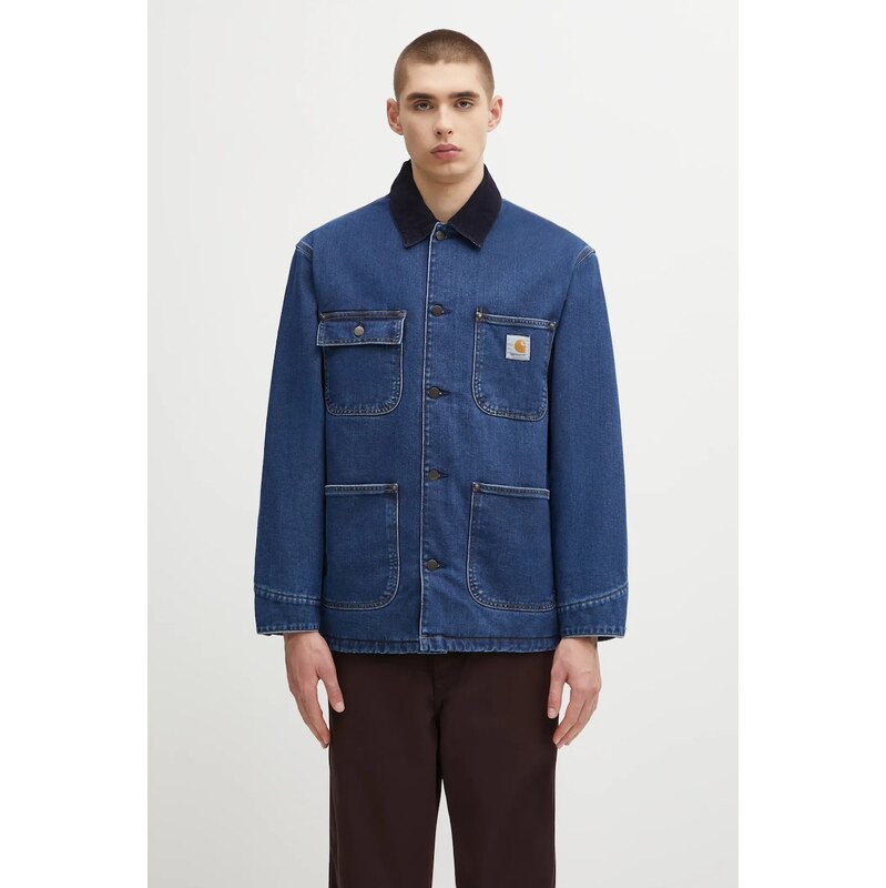 Džínová bunda Carhartt WIP OG Chore Coat