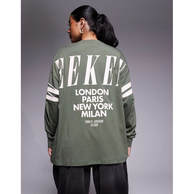ASOS Weekend Collective Weekend Collective Icon oversized long sleeve 108809725