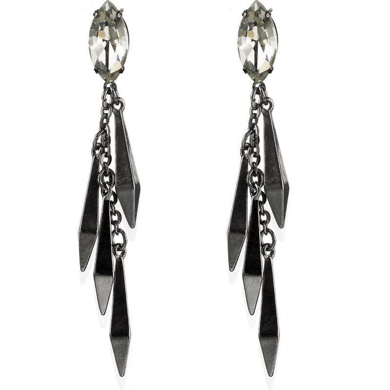 Marks and Spencer M&S Collection Metal Diamanté Drop Earrings