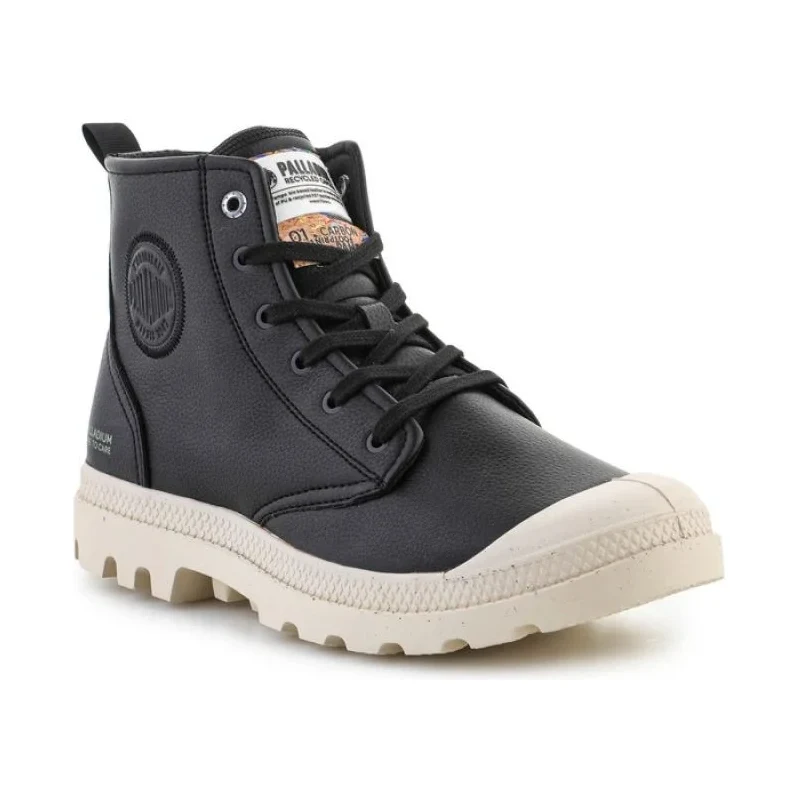 Palladium Pampa Hi Re-Vegan Leather U 74378-008-M Black boty 108810887