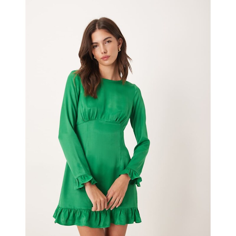 Nobodys Child Bella mini dress in green 108882814