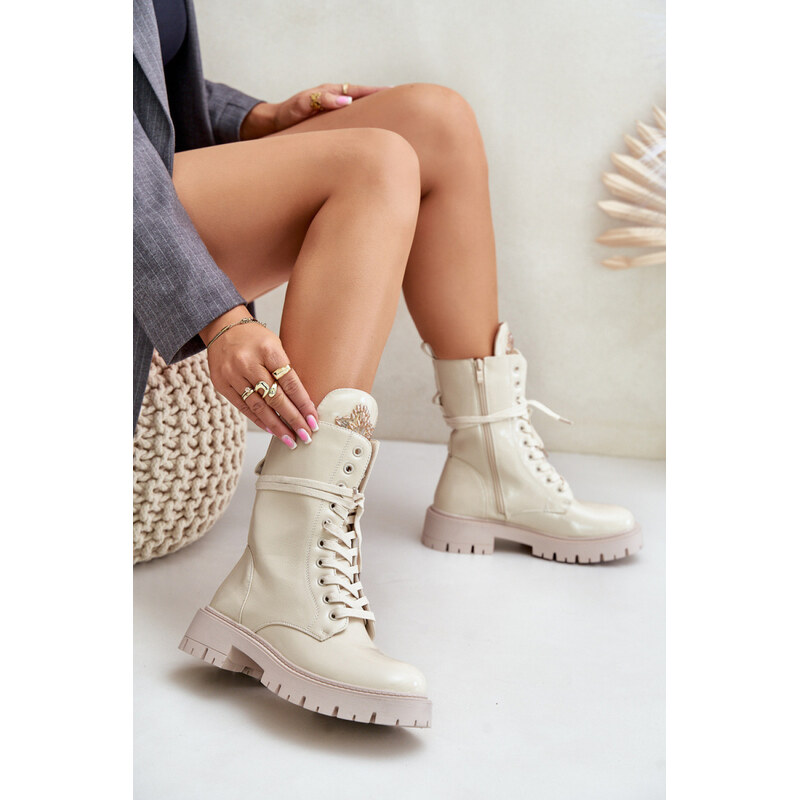 Šněrovací vyšší model 218519 Step in style