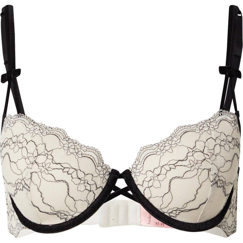 Hunkemöller Podprsenka černá / bílá 108818812