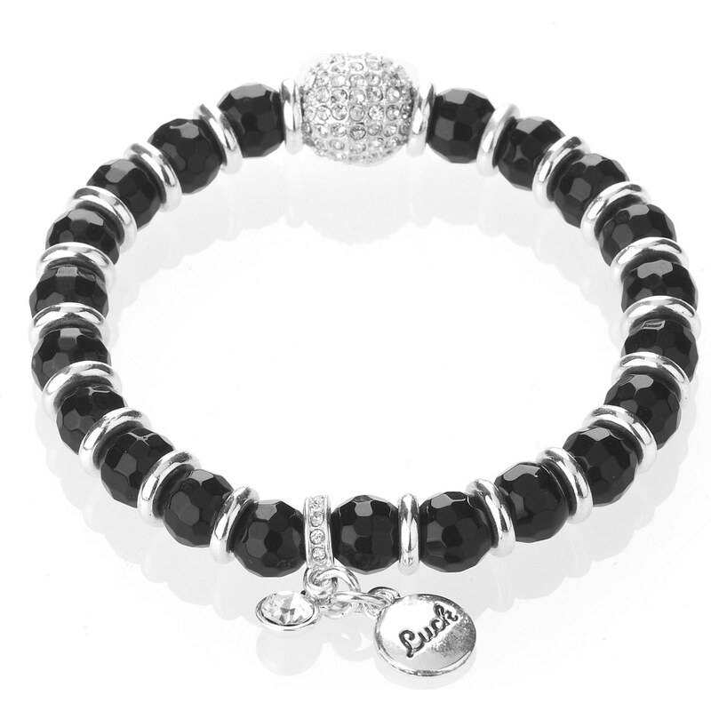 Marks and Spencer M&S Collection Diamanté Pave Ball Stretch Bracelet