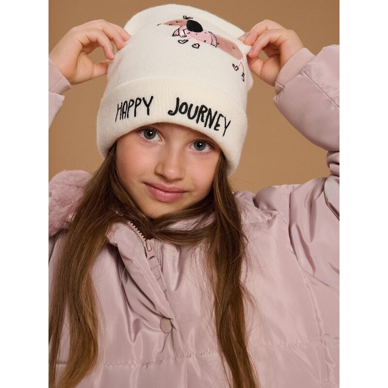 Sinsay - Čepice beanie - krémová
