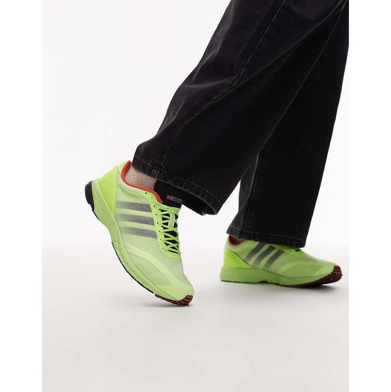 adidas Originals adidas Adios OG trainers in yellow and black 108821403