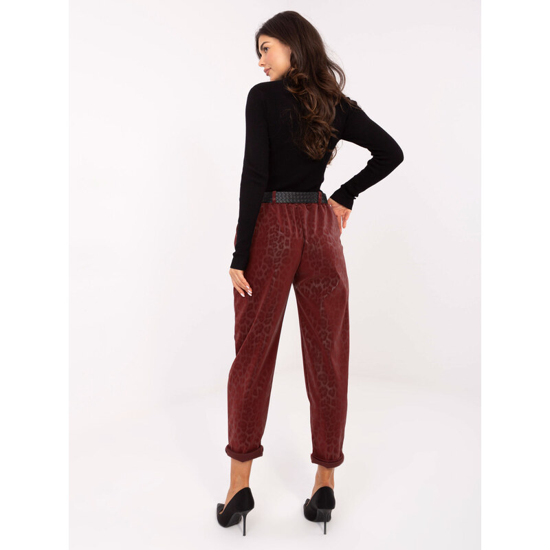 MODA ITALY Trousers-IT-SP-242976.29P-burgundy