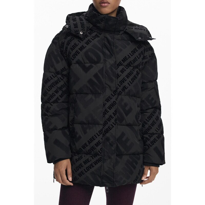 Černá bunda Desigual pro ženy 108820783