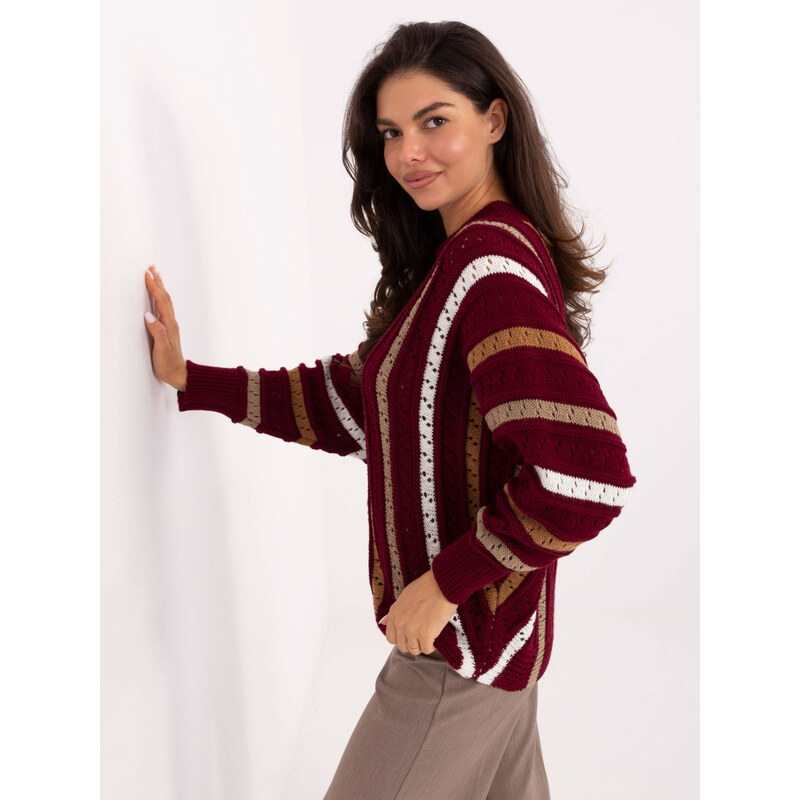 Factory Price Sweater-IT-SW-93115.13-burgundy