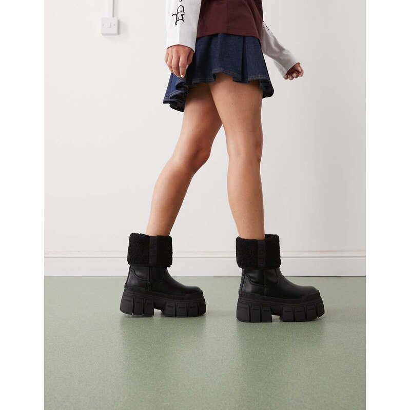 Buffalo Gospher fold boot in black