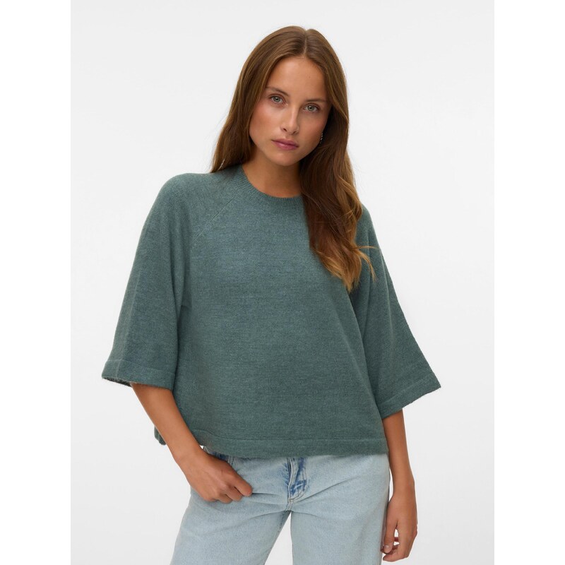 VERO MODA Svetr 'VMLefile' pastelově zelená
