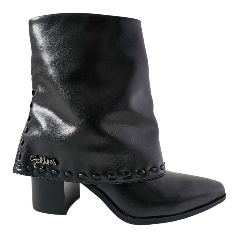 Kotníkové slouchy kozačky Gai Mattiolo KV Black 108835337