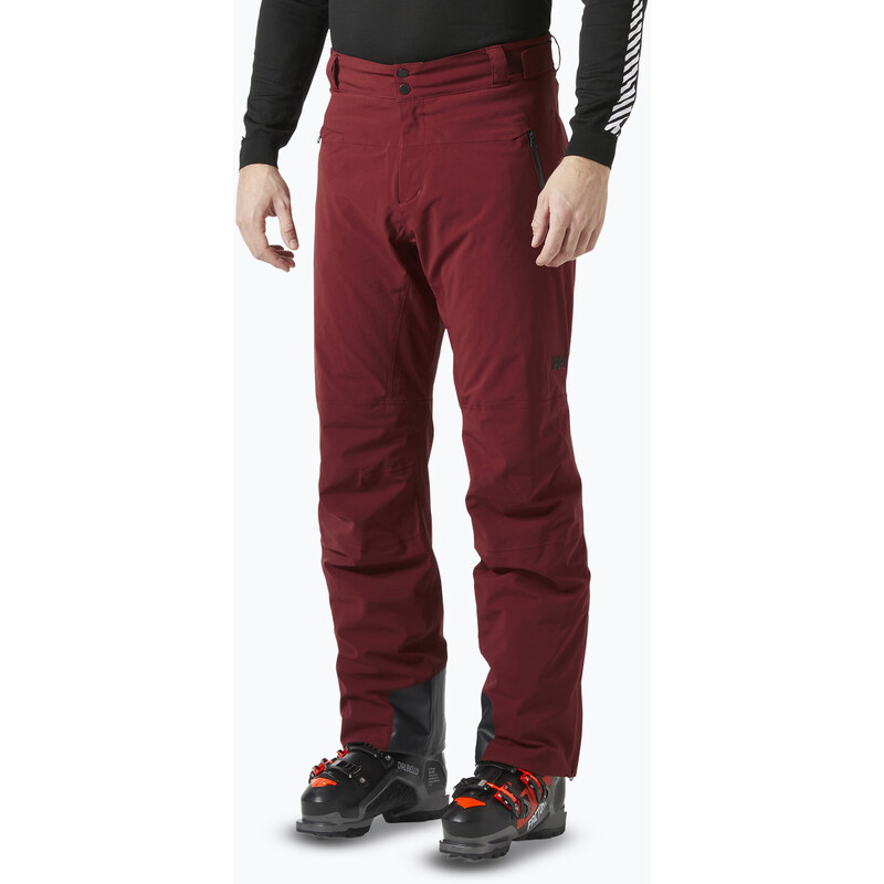Pánské lyžařské kalhoty Helly Hansen Alpha Lifaloft mars red