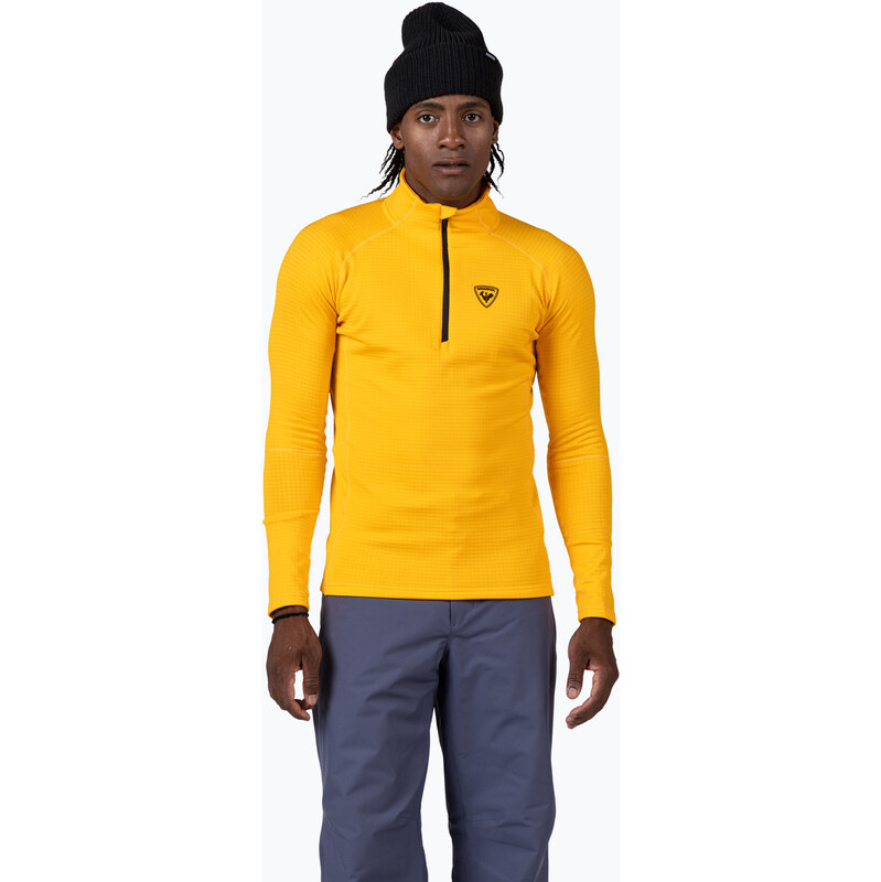 Pánská mikina Rossignol Blackside Fleece Hz saffron yellow