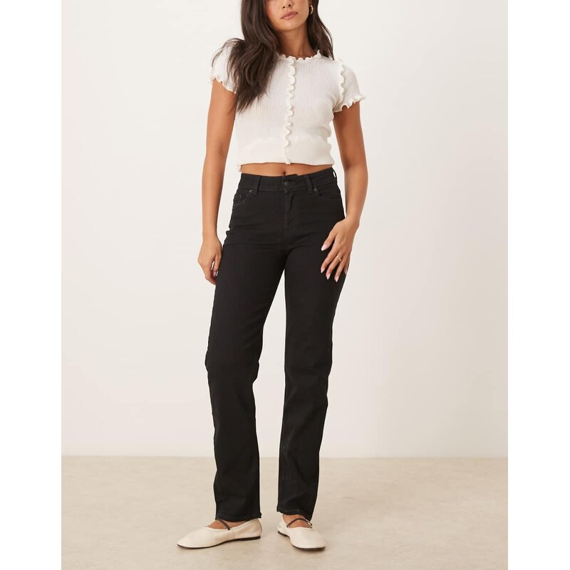 JJXX Nice slim straight jeans in black