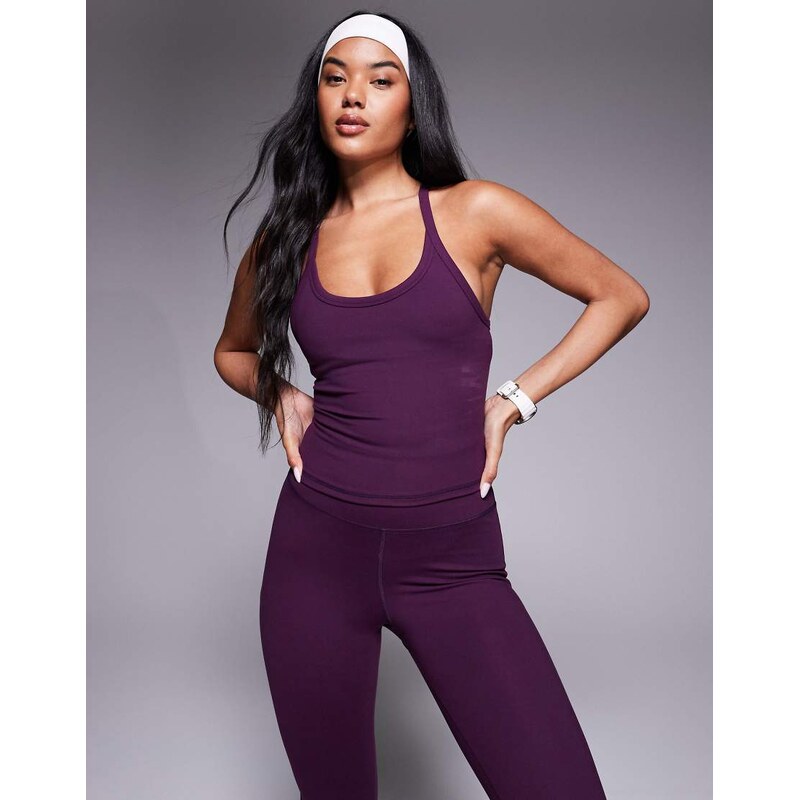 4505 Icon soft touch yoga cami with inner bra and adjustable straps in 108869308