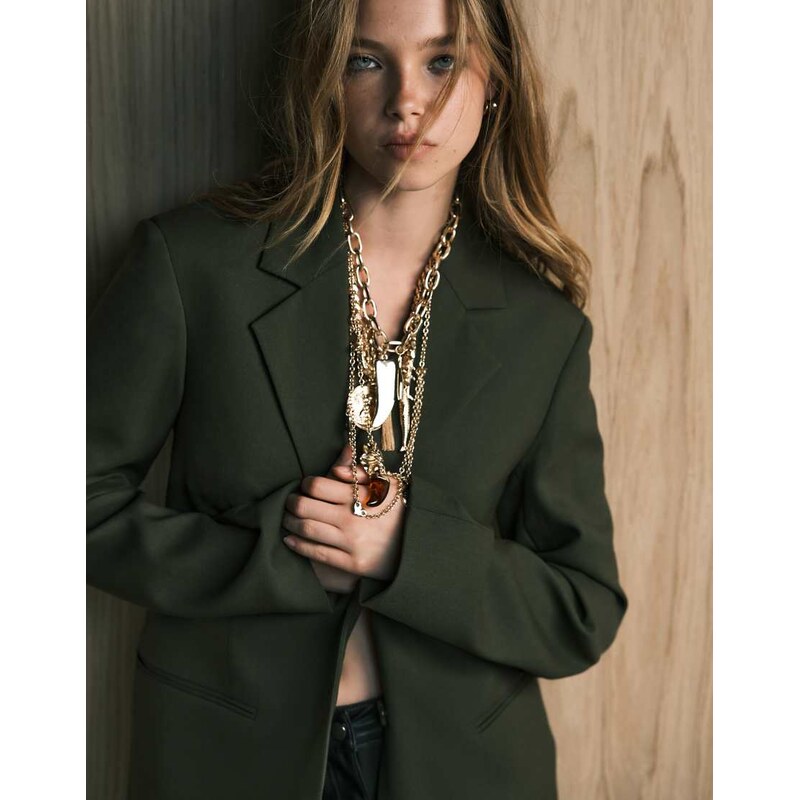 ASOS DESIGN Limited Edition chunky chain necklace with large eclectic 108839676
