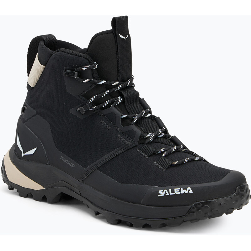 Dámské trekingové boty Salewa Puez 2 Mid Ptx black/black