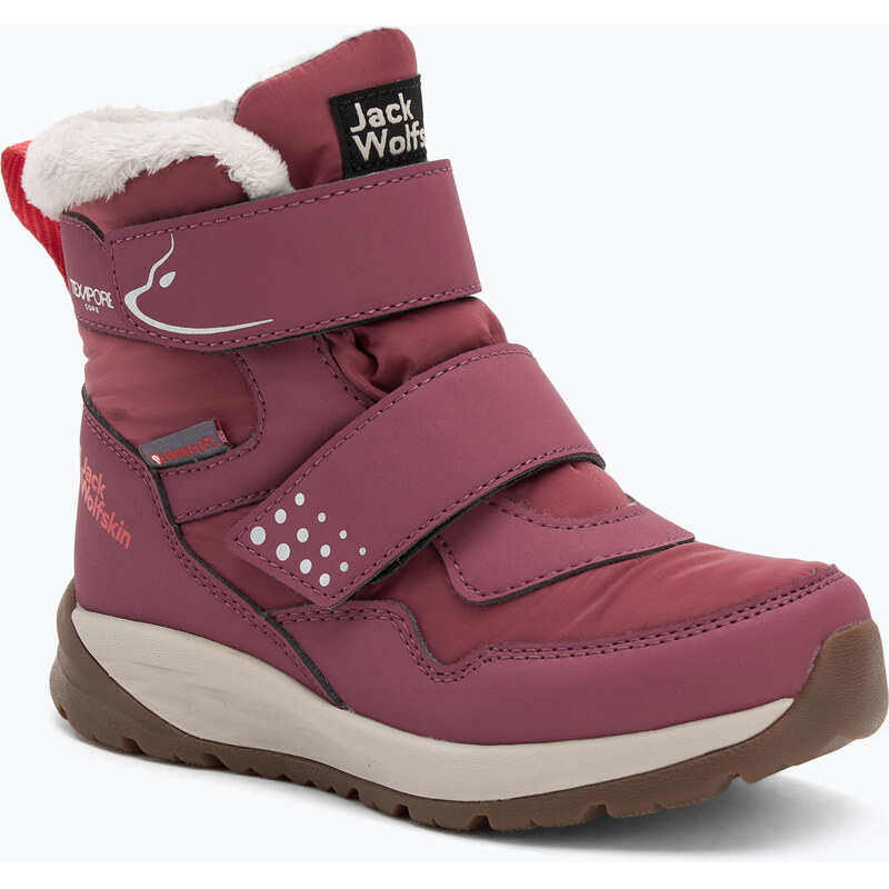 Dětské boty Jack Wolfskin Polar Bear-B Texapore Mid Vc raisin