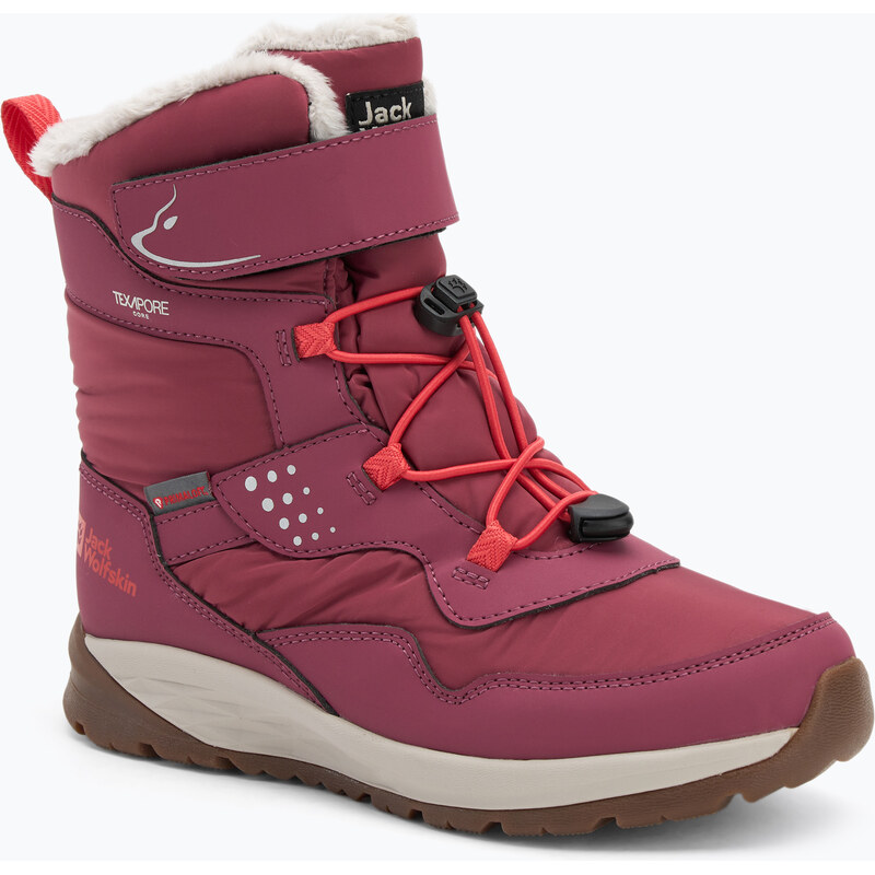 Dětské boty Jack Wolfskin Polar Bear-G Texapore High Vc raisin