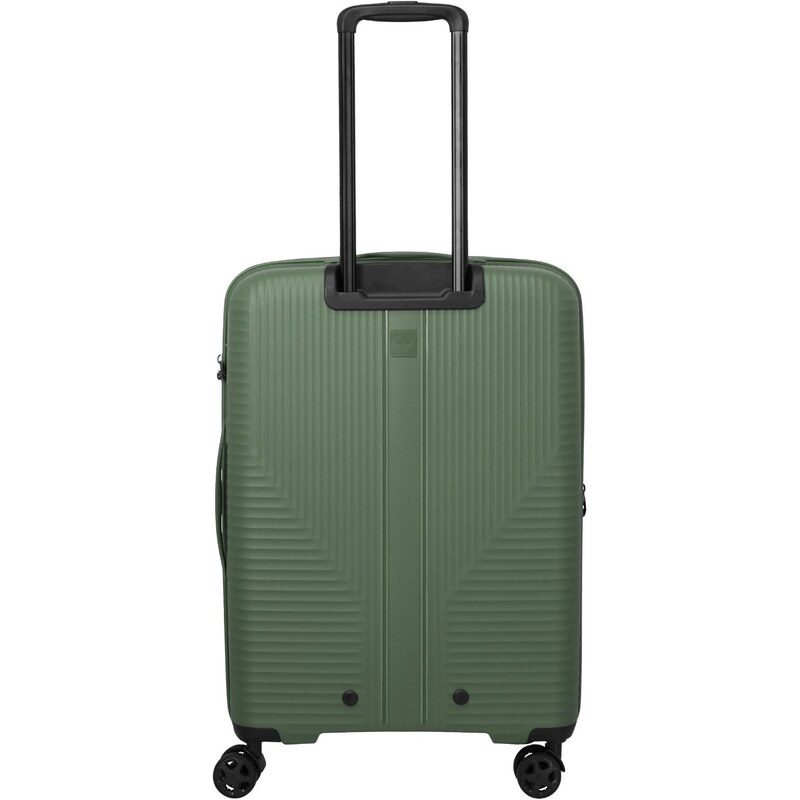Střední cestovní kufr na kolečkách Travelite Air StripeGreen