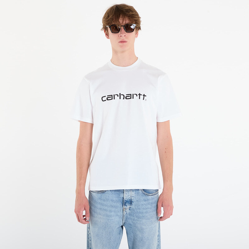 Tričko Carhartt WIP S/S Script T-Shirt UNISEX White/ Black L