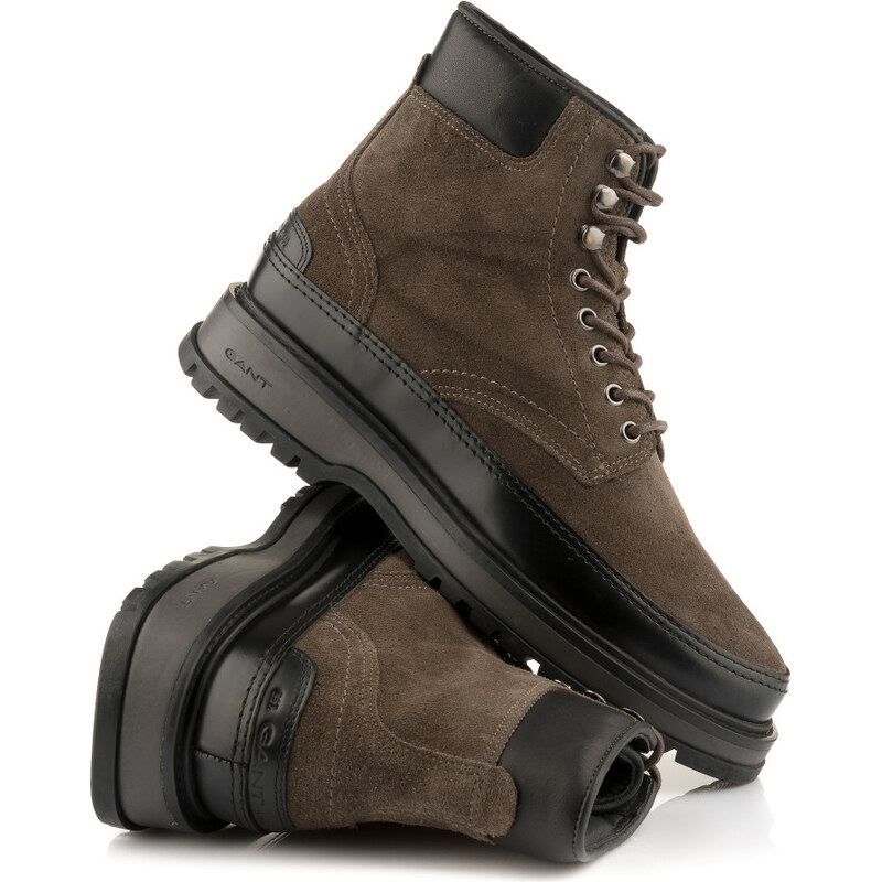 KOTNÍKOVÁ OBUV GANT CLAFTON DARK GRAY