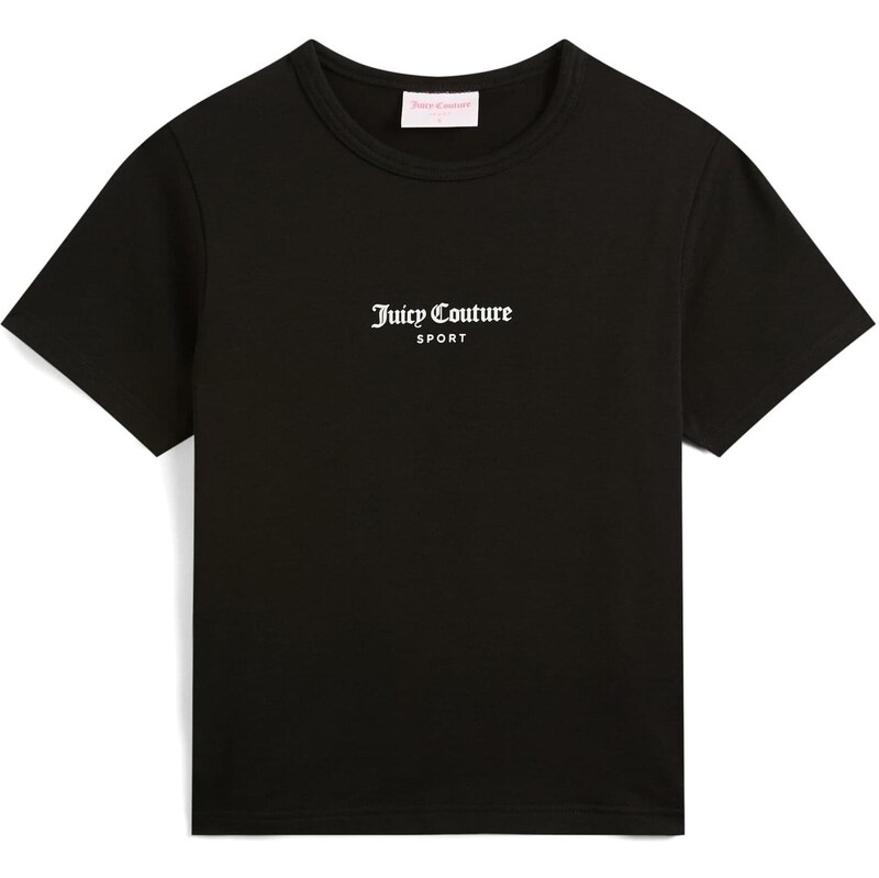 Juicy Couture Tričko Dach černá / bílá
